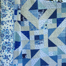 Load image into Gallery viewer, True Blue Filtered Sunshine kit with backing and binding