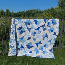 Load image into Gallery viewer, True Blue Filtered Sunshine kit with backing and binding