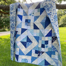 Load image into Gallery viewer, True Blue Filtered Sunshine kit with backing and binding