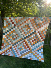 Load image into Gallery viewer, Scrappy Trip Around the World Quilt Kit