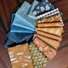 Load image into Gallery viewer, Scrappy Bear Cabin Quilt Kit (without background fabric)