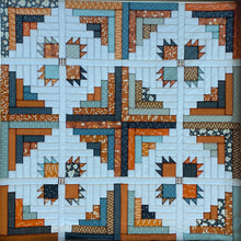 Load image into Gallery viewer, Scrappy Bear Cabin Quilt Paper Pattern
