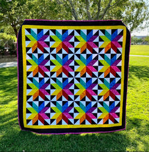Load image into Gallery viewer, Star Spectrum Quilt Paper Pattern