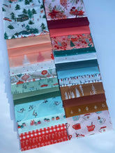 Load image into Gallery viewer, Scrappy Trip Around Christmas quilt kit
