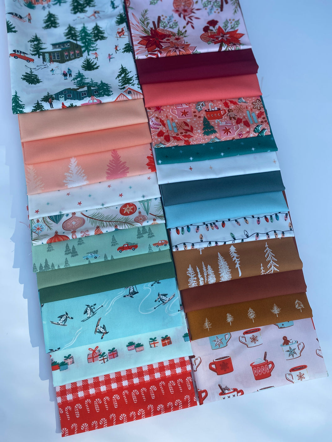 Scrappy Trip Around Christmas quilt kit