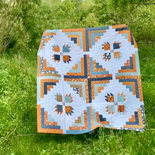 Load image into Gallery viewer, Scrappy Bear Cabin Quilt Paper Pattern
