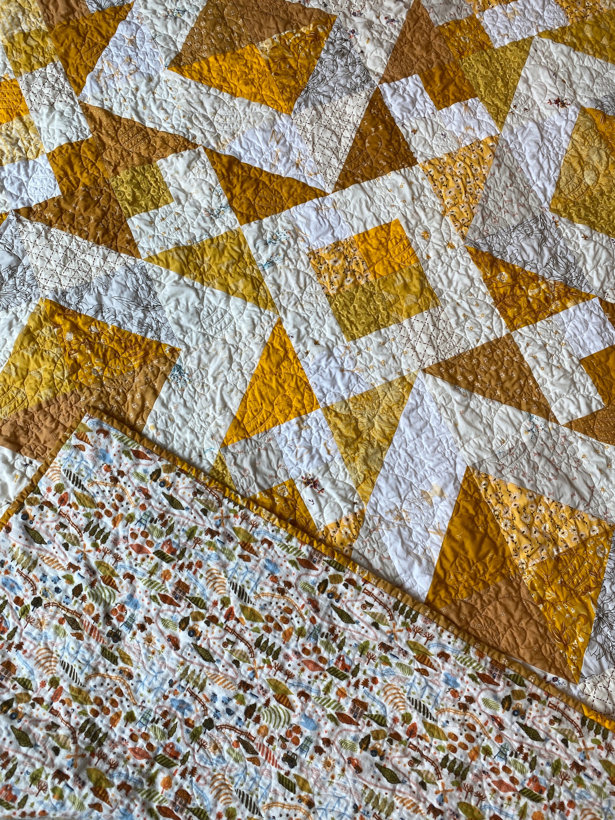 招き猫　Sunrays×JOURNAL STANDARD】 Filtered Sunshine Quilt Paper Pattern – Farmer's Daughter