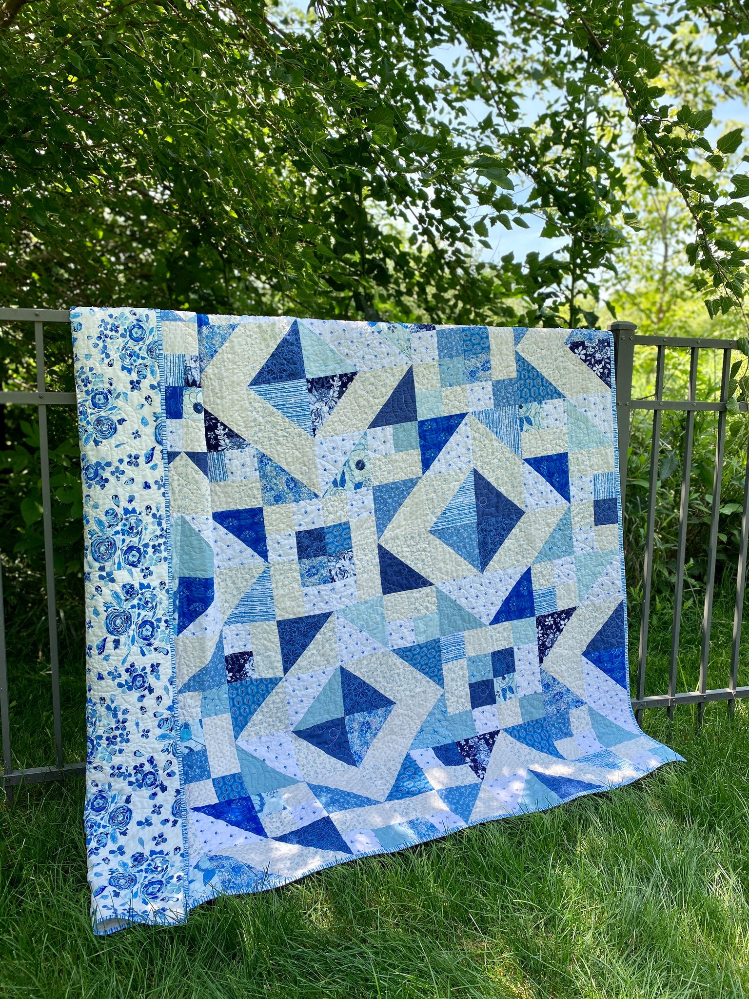 Filtered Sunshine Quilt PDF Pattern Farmer’s Daughter Stitches
