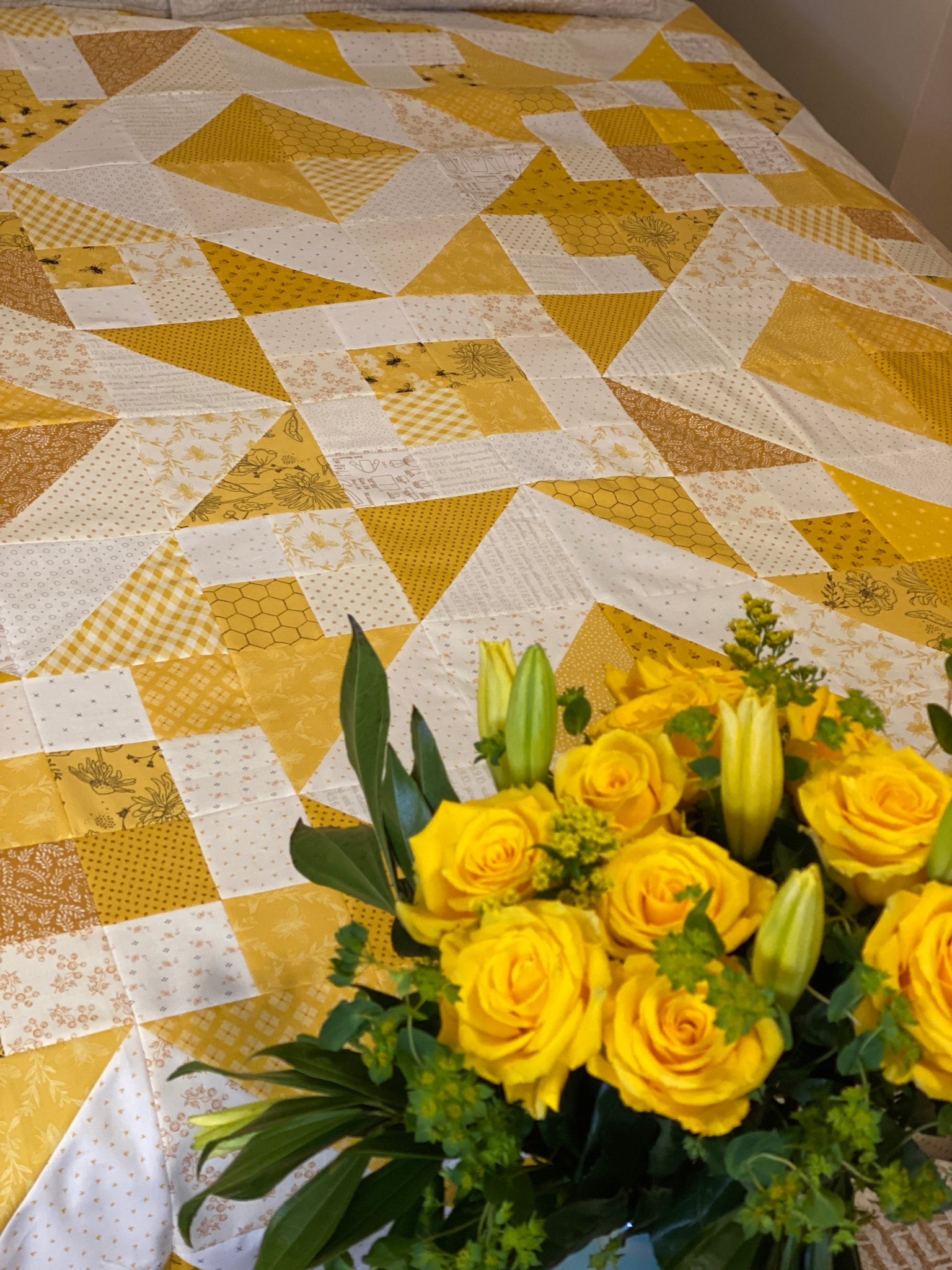 Filtered Sunshine Quilt PDF Pattern Farmer’s Daughter Stitches