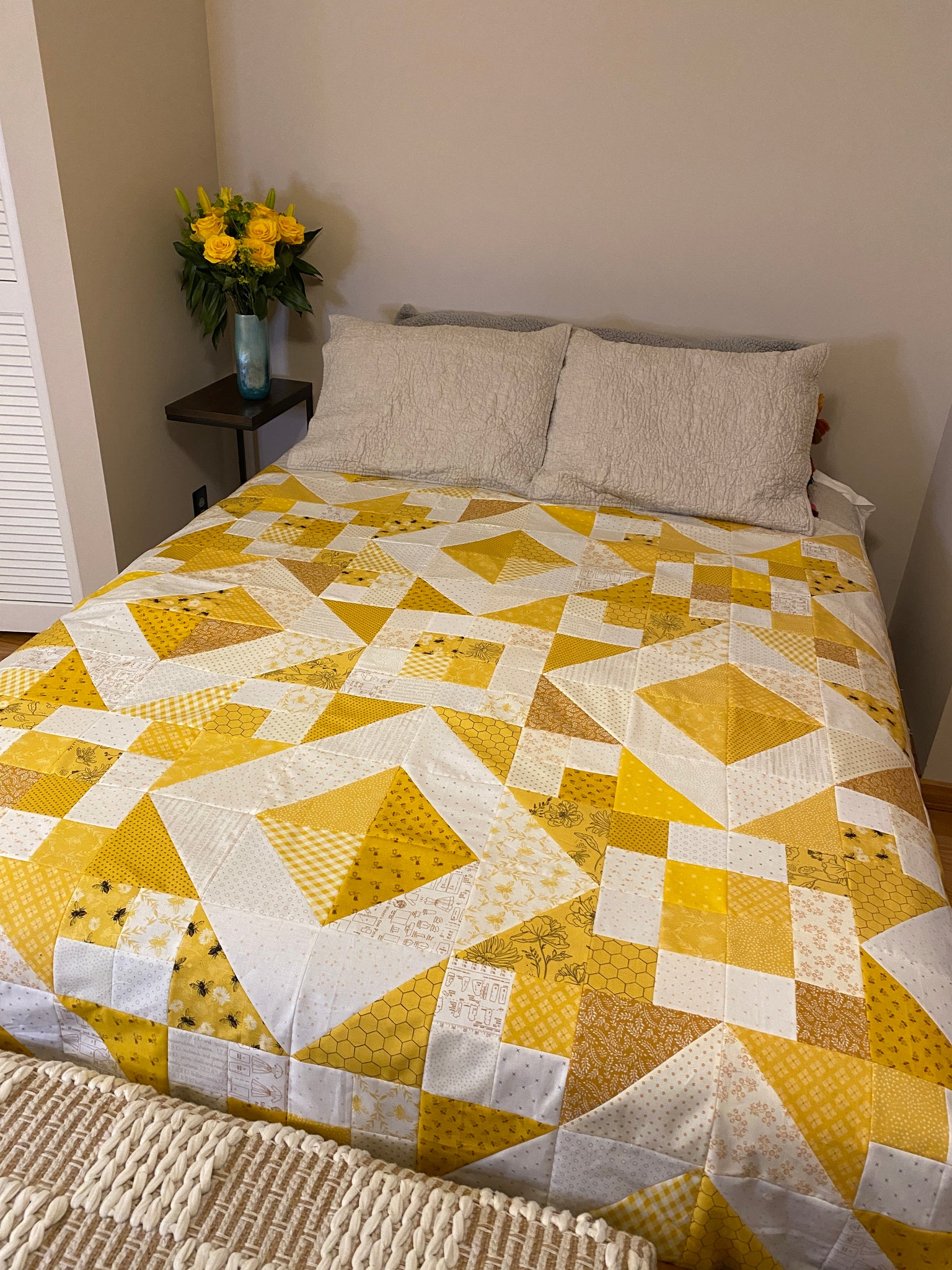 Filtered Sunshine Quilt PDF Pattern Farmer’s Daughter Stitches